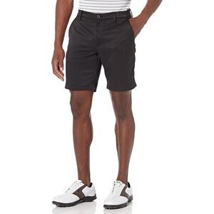 Amazon Essentials Mens Golf SHORTS - Size 32 - Black Stretch Slim Fit NWT